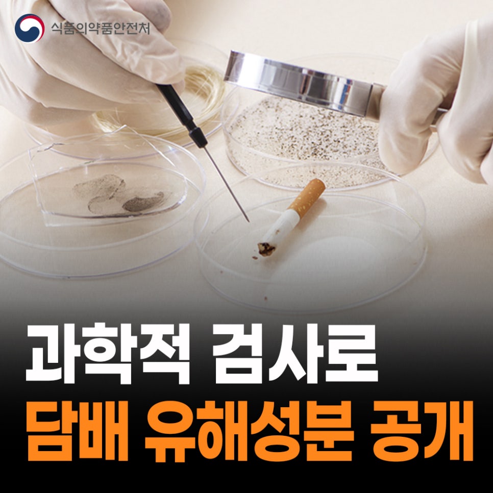 담배 유해성 관리제도 본격 시행