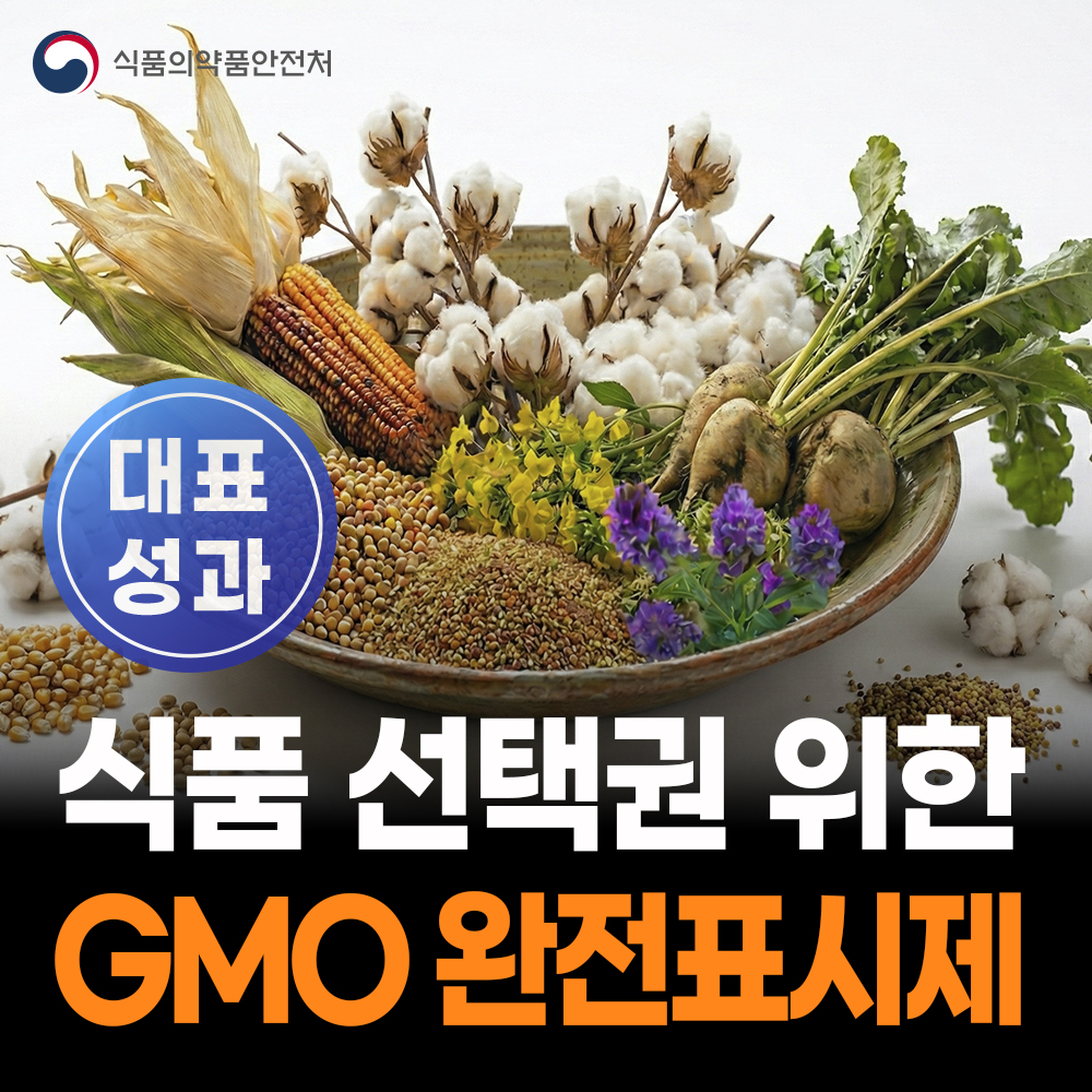[대표성과 식약처-25-007] GMO 완전표시제 도입