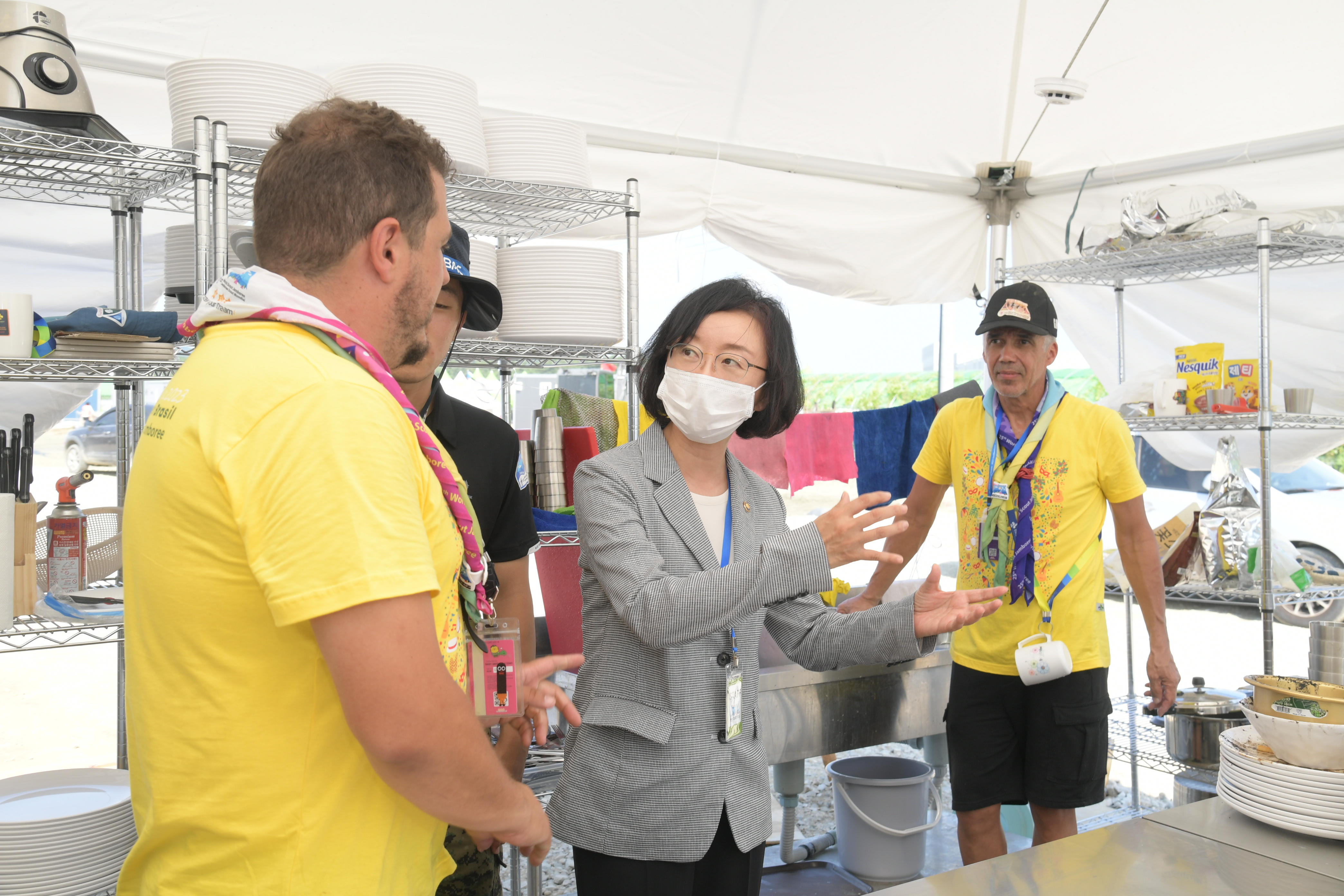 Photo News1 - [Aug 6, 2023] On-site inspection for food and beverage safety management at the Jamboree