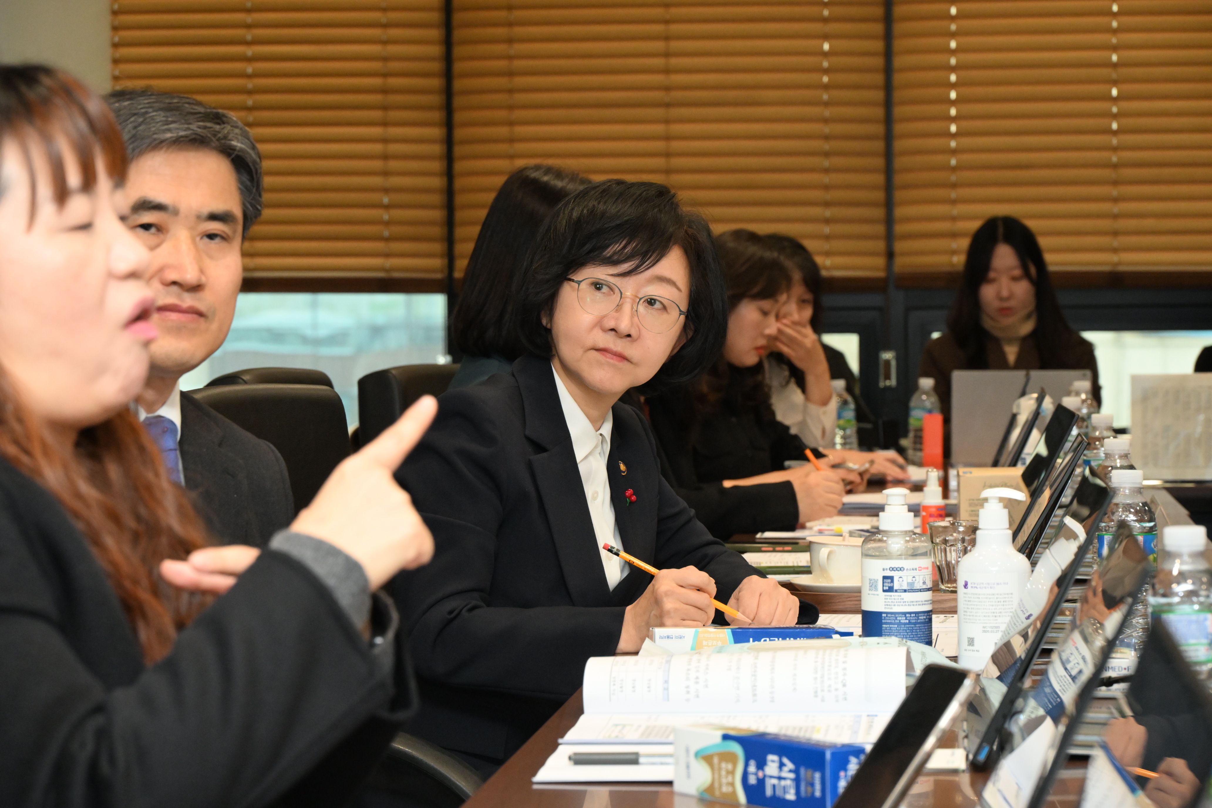 의약외품 자발적 점자 표시업체 방문