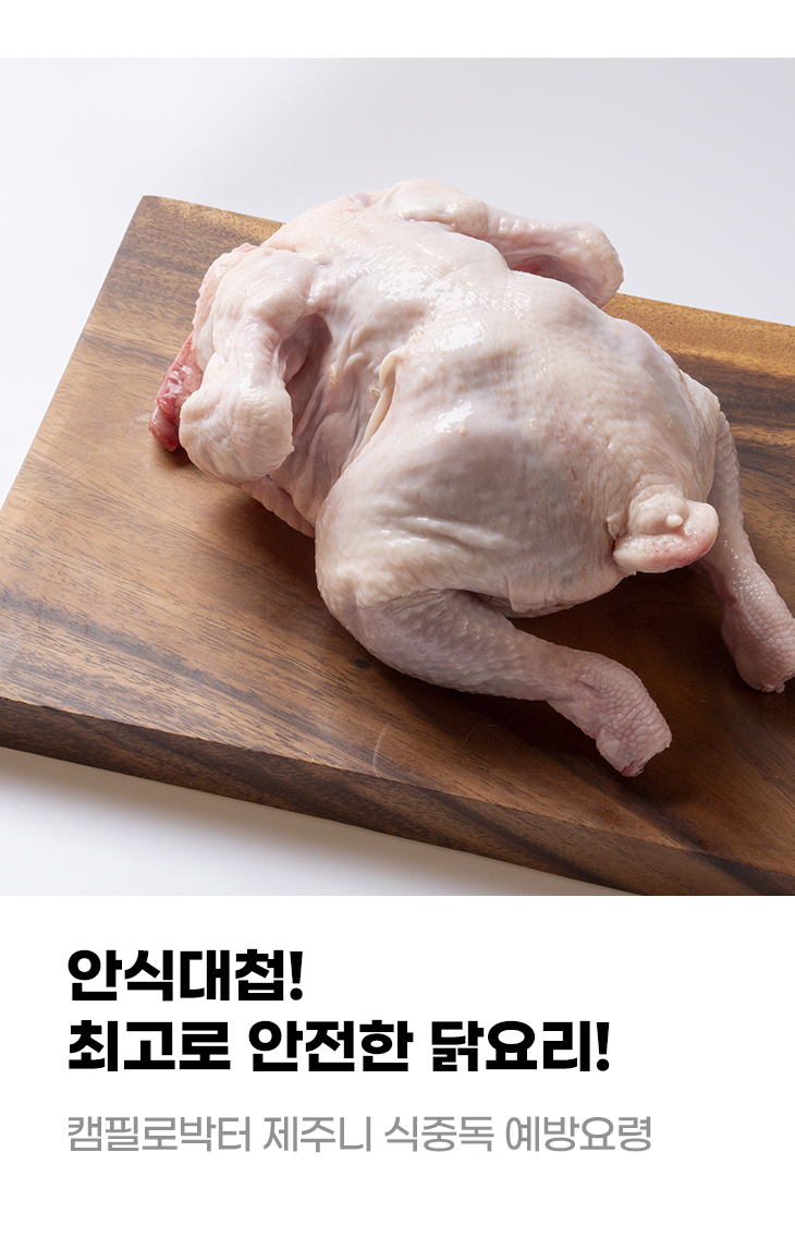 안식대첩! 최고로 안전한 닭요리! 캠필로박터 제주니 식중독 예방요령